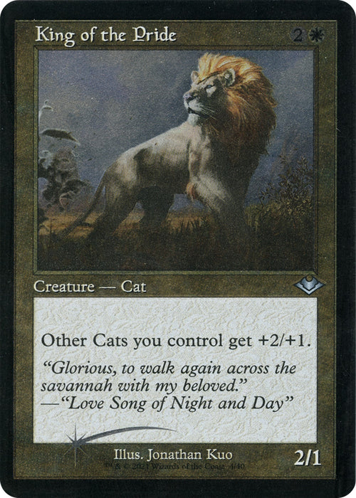 King of the Pride (Retro Frame) (Foil Etched) [MH1 - 4]