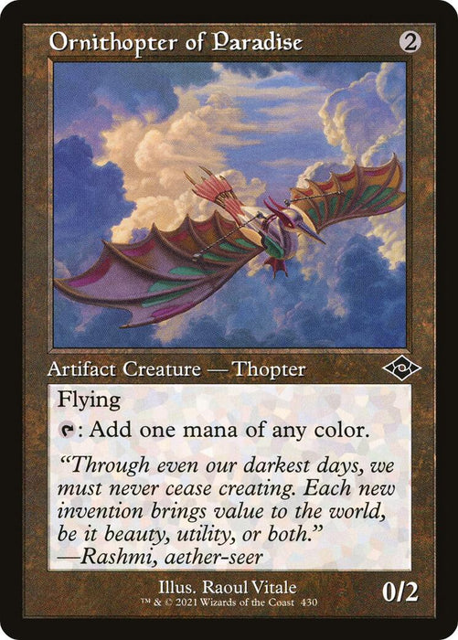 Ornithopter of Paradise (Retro Frame) [MH2 - 430]