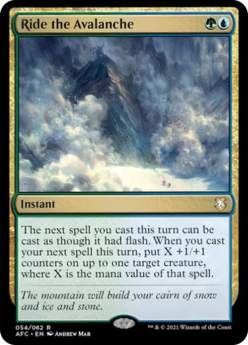 Ride the Avalanche [AFC - 54]