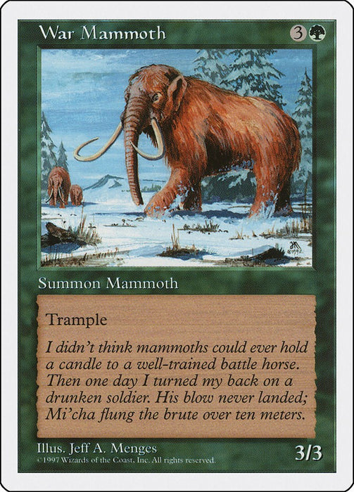 War Mammoth [5ED - N/A]