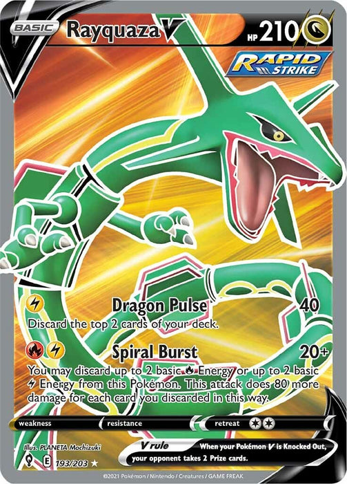 Rayquaza V (Full Art) [SWSH07 - 193/203]