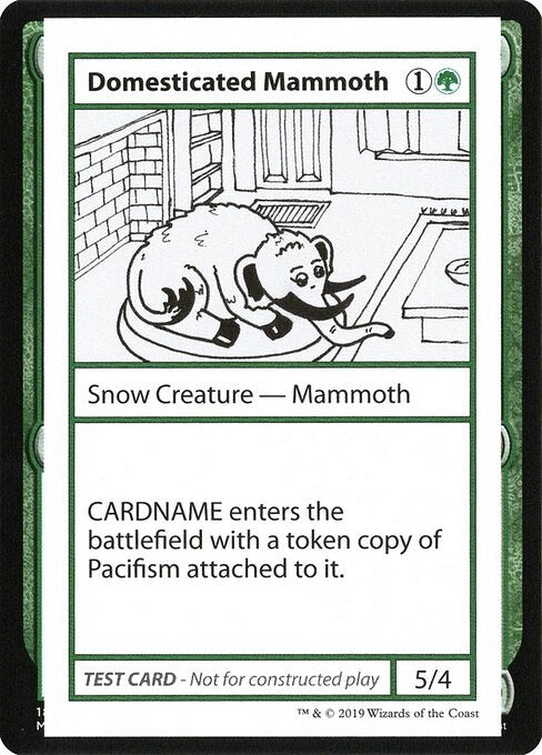 Domesticated Mammoth (No PW Symbol) [CMB1 - N/A]