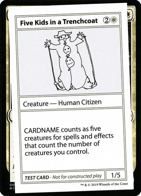 Five Kids in a Trenchcoat (No PW Symbol) [CMB1 - N/A]