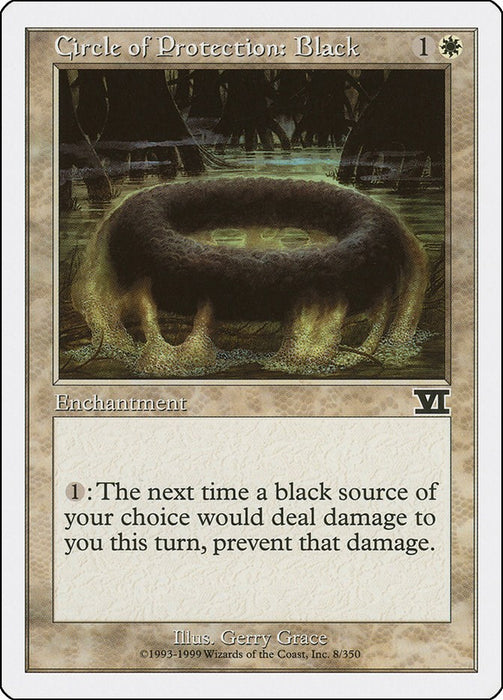 Circle of Protection: Black [6ED - 8]