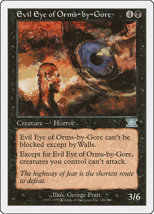 Evil Eye of Orms-by-Gore [6ED - 126]