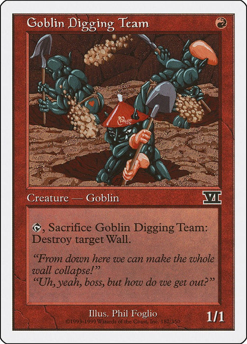 Goblin Digging Team [6ED - 182]