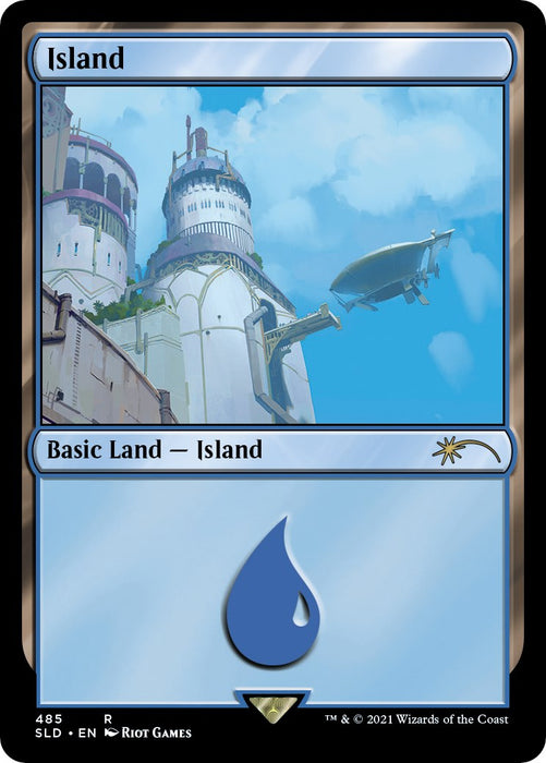 Island (Secret Lair x Arcane: Lands) [SLD - 485]