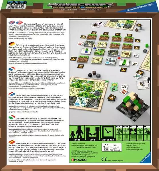 Minecraft Builders & Biomes Board Game [New]