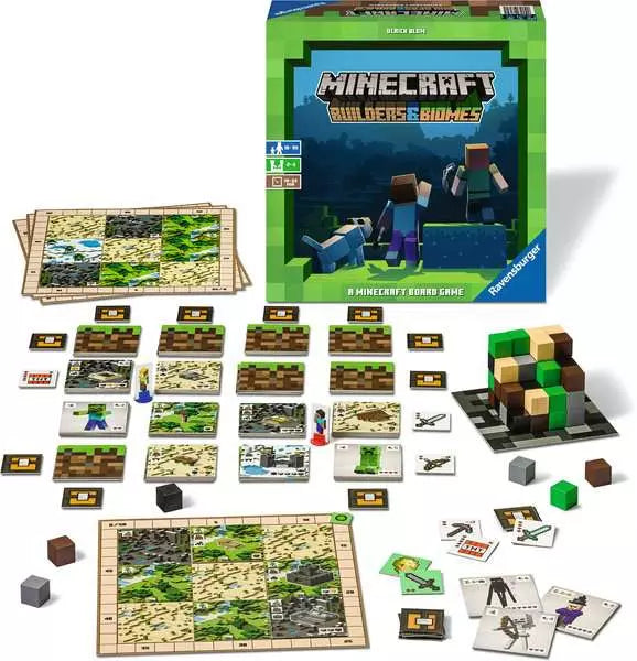 Minecraft Builders & Biomes Board Game [New]
