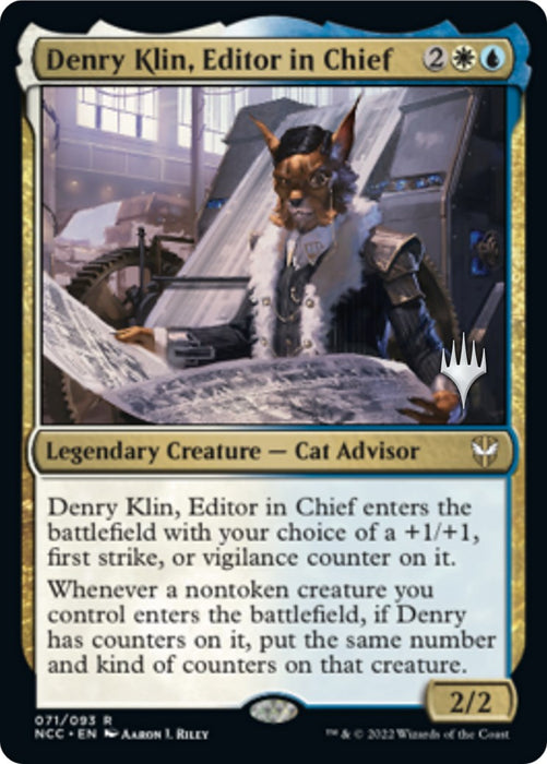 Denry Klin, Editor in Chief [PPSNC - 71]