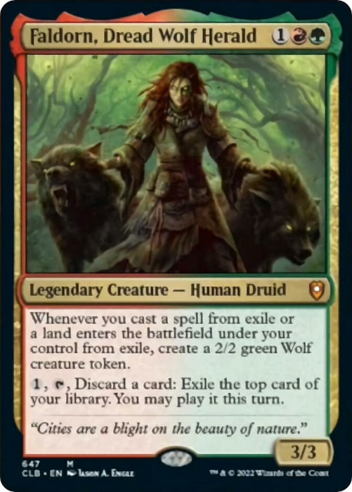Faldorn, Dread Wolf Herald [CLB - 647]