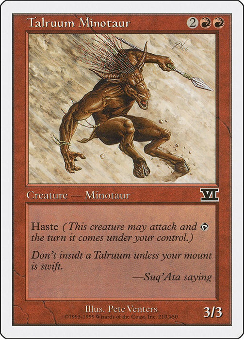 Talruum Minotaur [6ED - 210]
