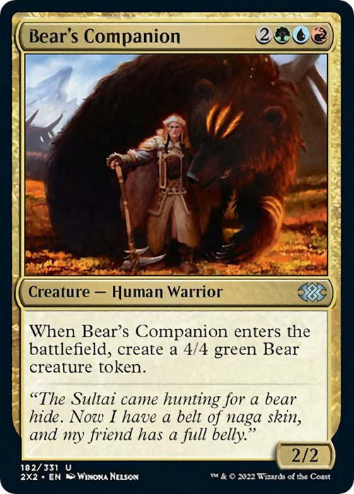 Bear's Companion [2X2 - 182]