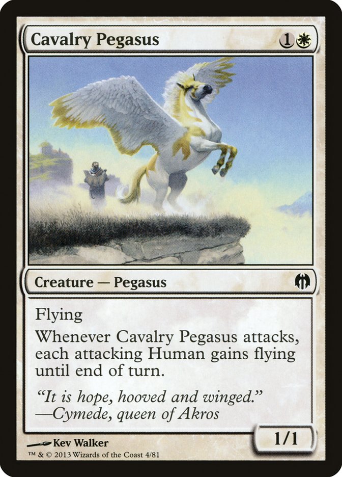 Cavalry Pegasus [Duel Decks: Heroes vs. Monsters] | Yard's Games Ltd