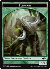 Elephant (012) // Spirit (016) Double-Sided Token [Modern Horizons Tokens] | Yard's Games Ltd