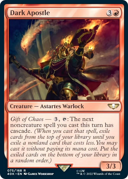 Dark Apostle (Surge Foil) [40K - 75]