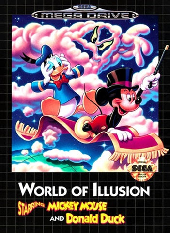 World of Illusion Starring Mickey Mouse and Donald Duck - Mega Drive [Boxed] | Yard's Games Ltd