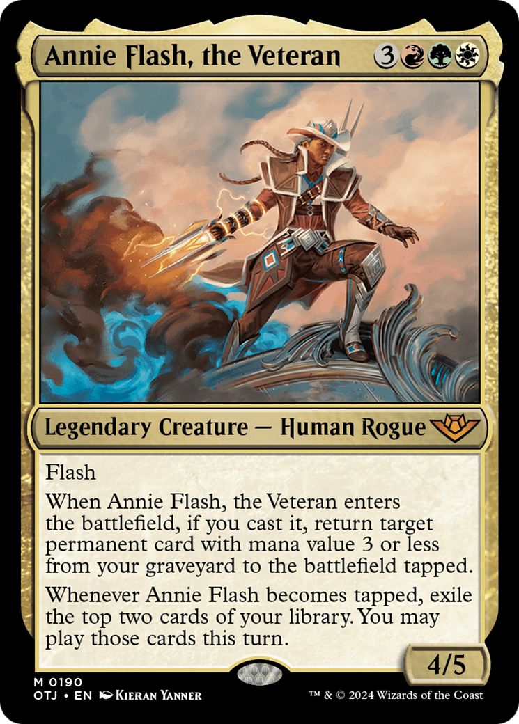 Annie Flash, the Veteran [Outlaws of Thunder Junction] | Yard's Games Ltd