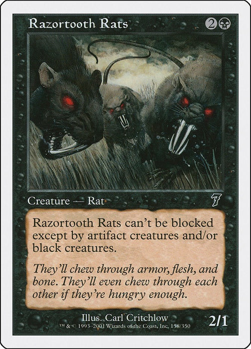 Razortooth Rats [7ED - 158]