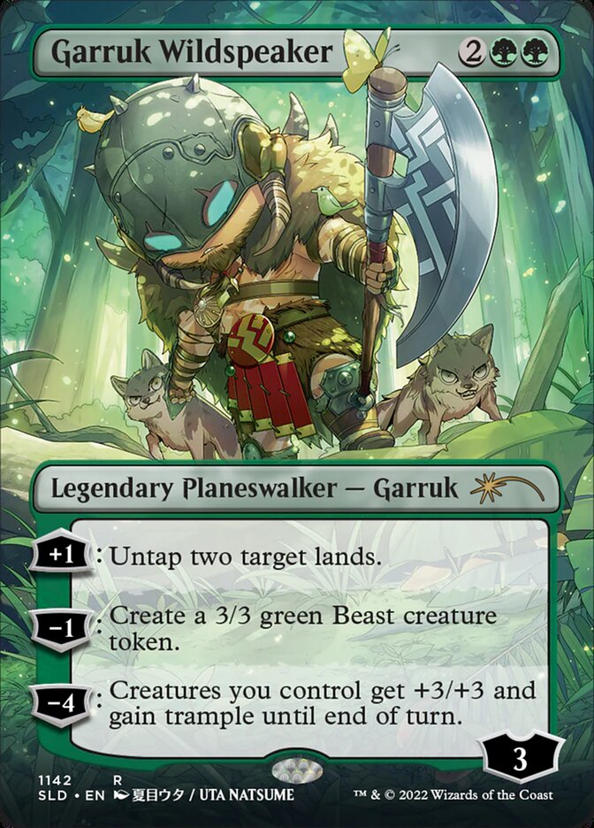 Garruk Wildspeaker (Borderless) [Secret Lair Drop Series] | Yard's Games Ltd