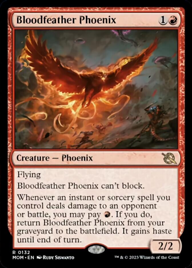 Bloodfeather Phoenix [March of the Machine] | Yard's Games Ltd
