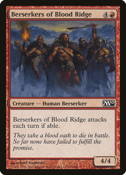 Berserkers of Blood Ridge [M10 - 126]