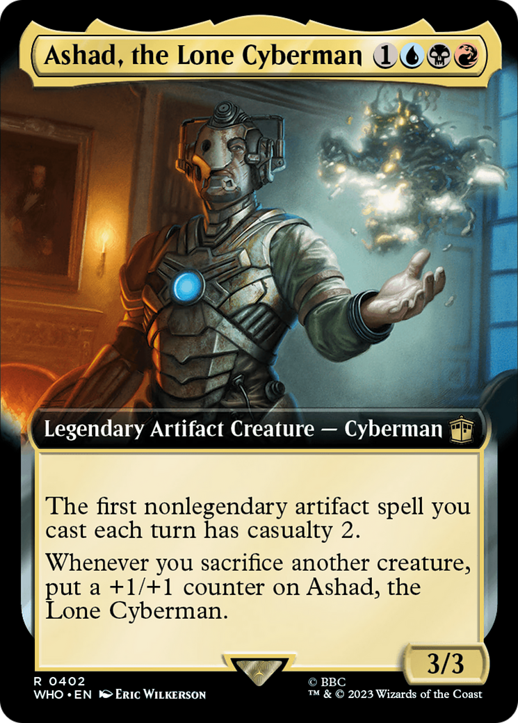 Ashad, the Lone Cyberman (Extended Art) [Doctor Who] | Yard's Games Ltd