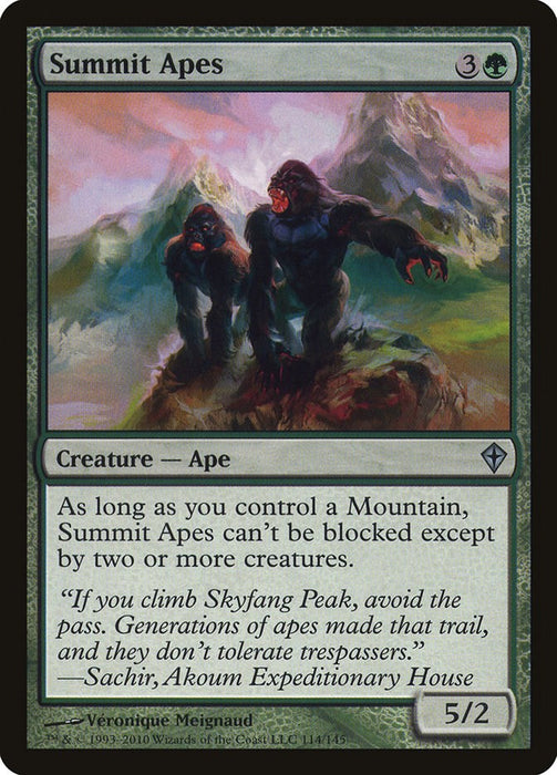 Summit Apes [WWK - 114]
