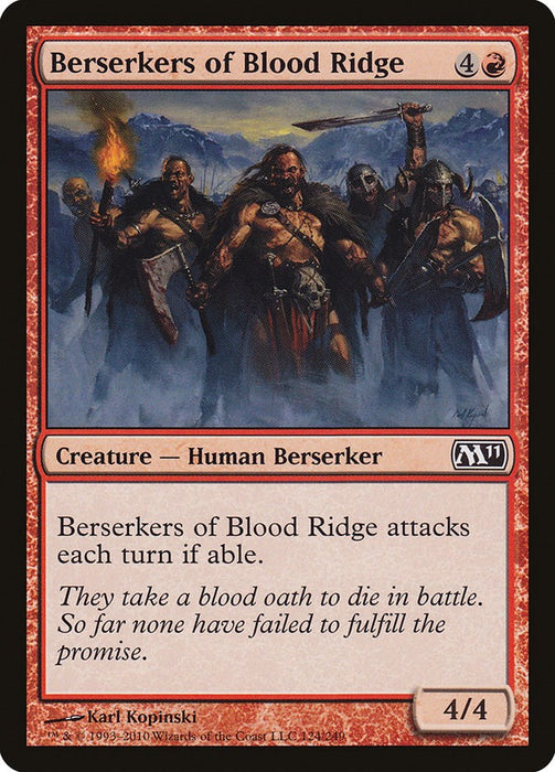 Berserkers of Blood Ridge [M11 - 124]