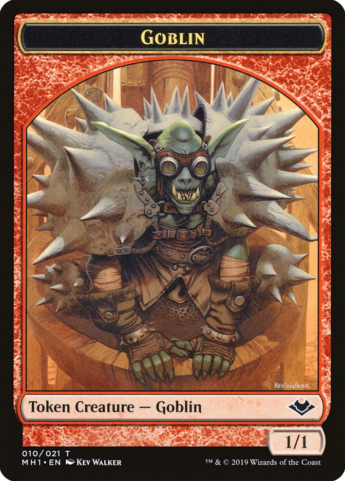 Angel (002) // Goblin (010) Double-Sided Token [Modern Horizons Tokens] | Yard's Games Ltd