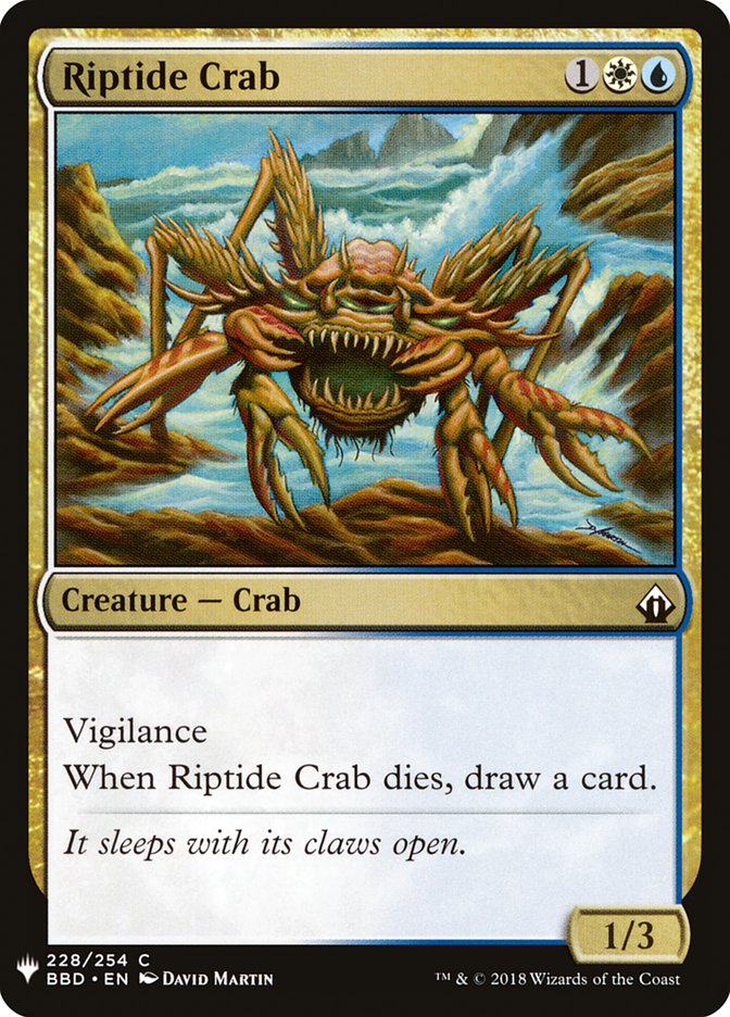 Riptide Crab [Mystery Booster] | Yard's Games Ltd
