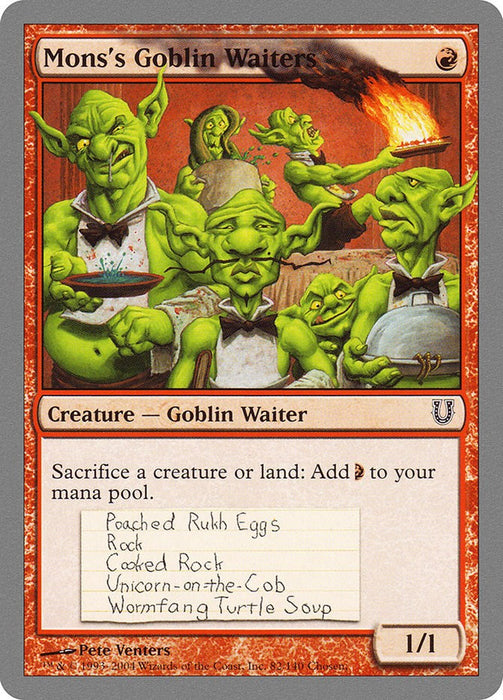 Mons's Goblin Waiters [UNH - 82]