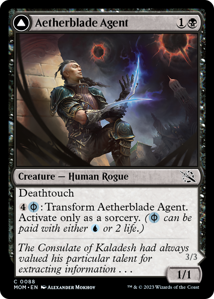 Aetherblade Agent // Gitaxian Mindstinger [March of the Machine] | Yard's Games Ltd