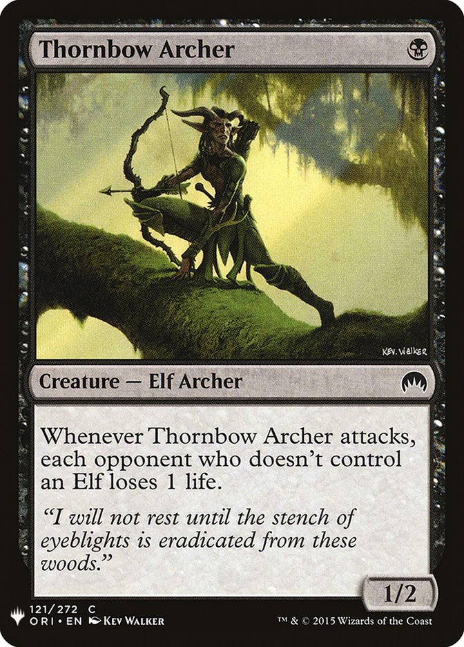Thornbow Archer [Mystery Booster] | Yard's Games Ltd