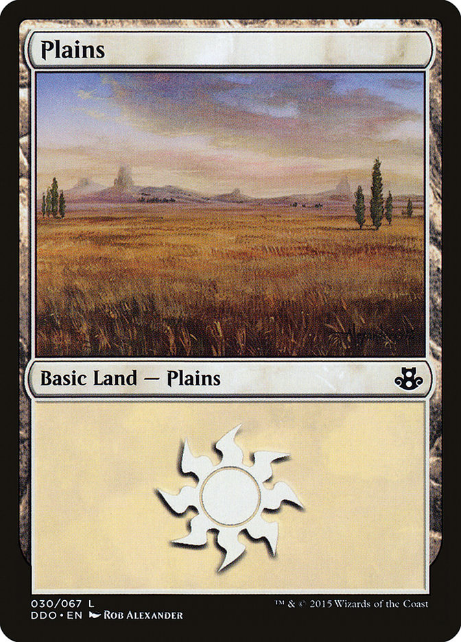 Plains (30) [Duel Decks: Elspeth vs. Kiora] | Yard's Games Ltd