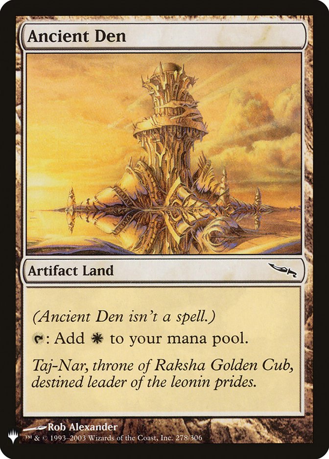 Ancient Den [Mystery Booster] | Yard's Games Ltd