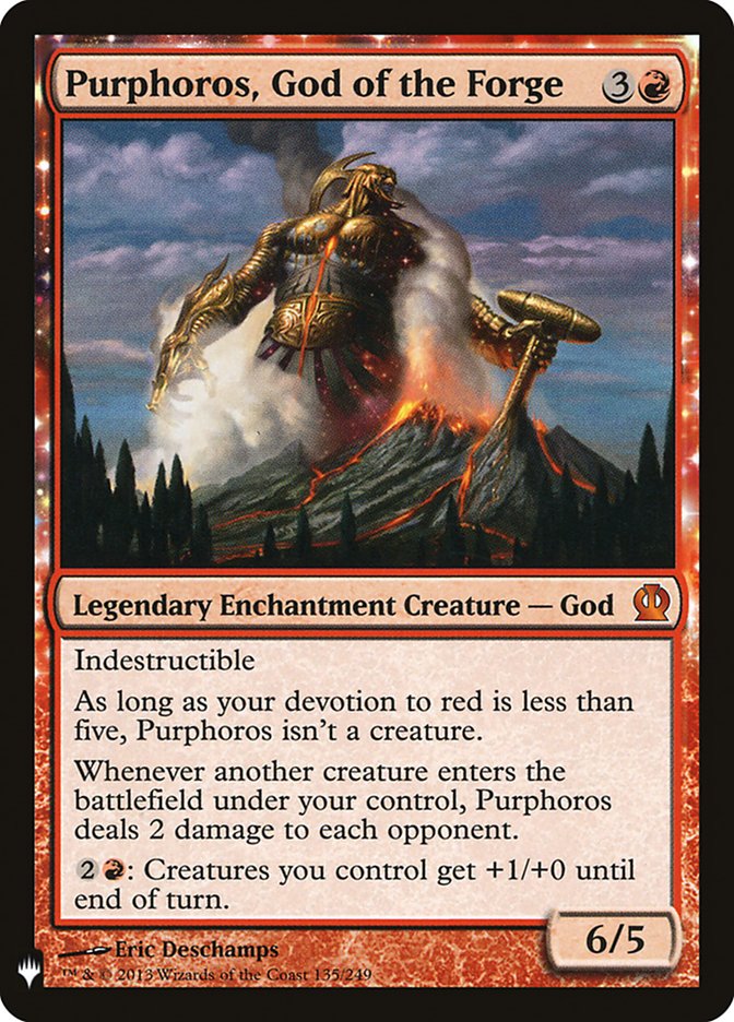 Purphoros, God of the Forge [Mystery Booster] | Yard's Games Ltd