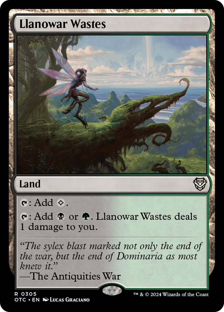 Llanowar Wastes [Outlaws of Thunder Junction Commander] | Yard's Games Ltd