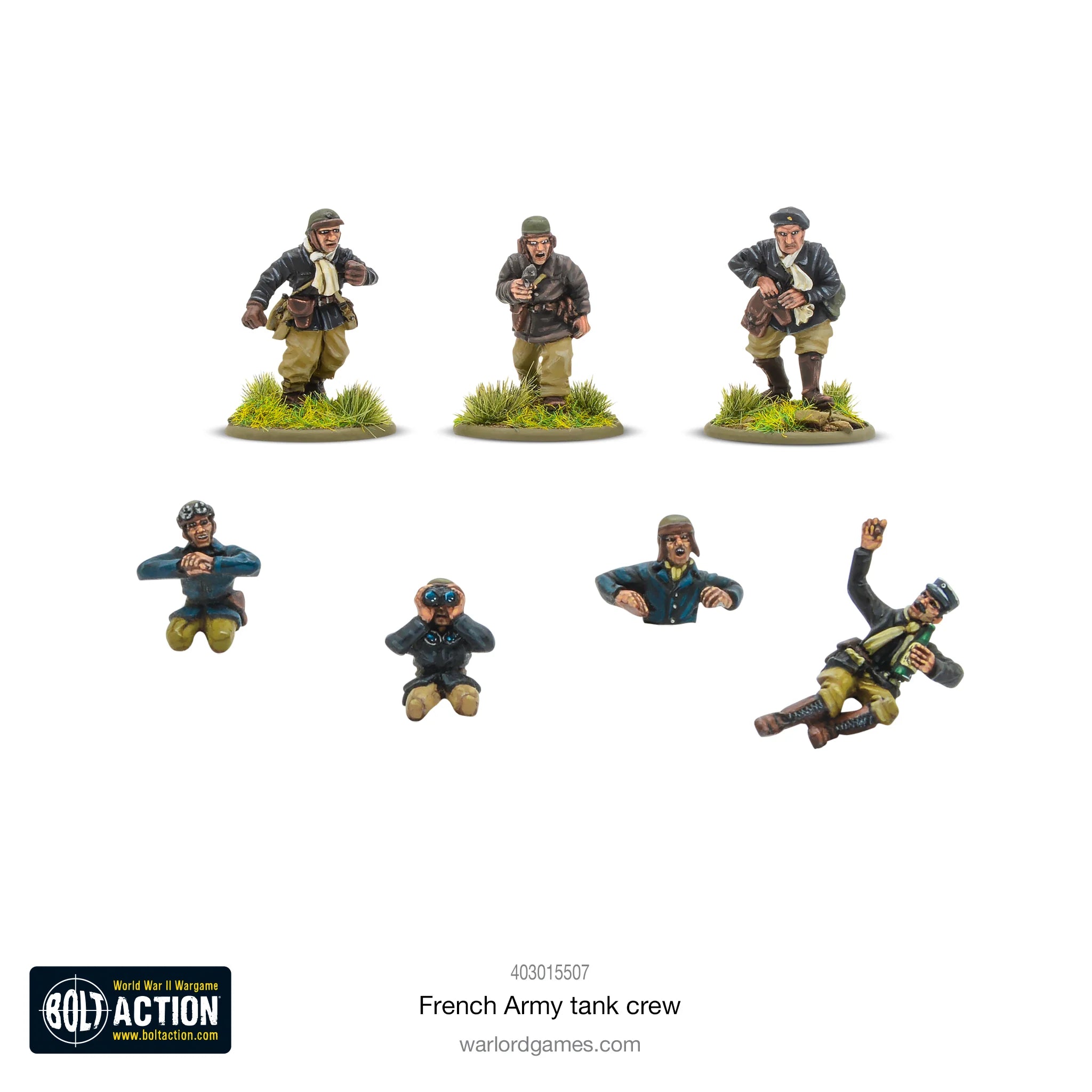 Bolt Action: French Army Tank Crew [New] | Yard's Games Ltd