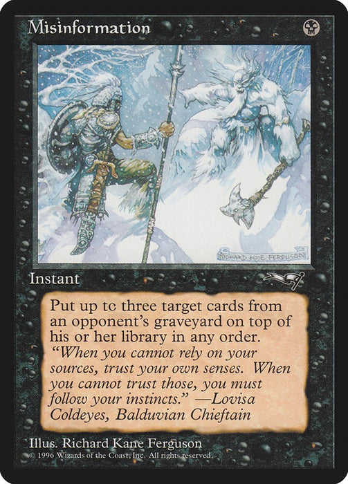 Misinformation [ALL - N/A]