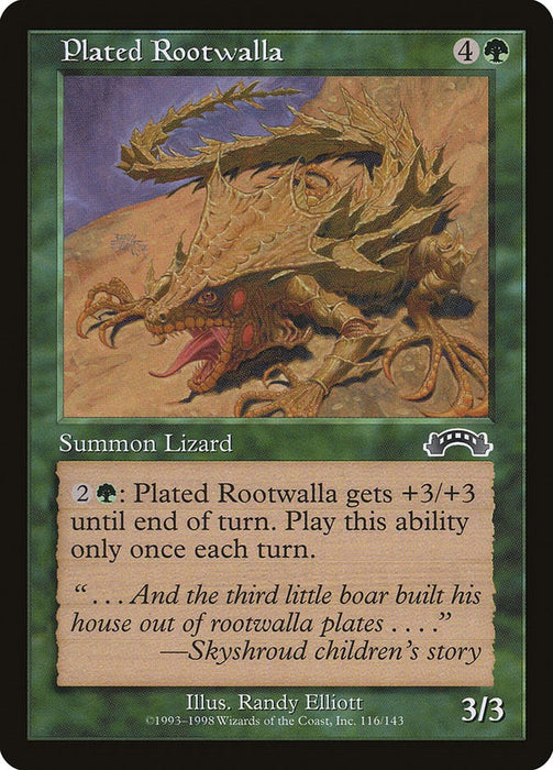 Plated Rootwalla [EXO - 116]
