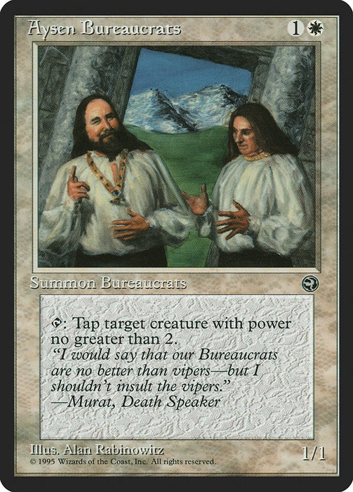 Aysen Bureaucrats [HML - N/A]