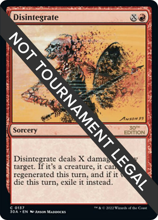 Disintegrate [30A - 137]