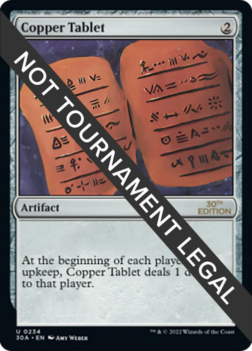 Copper Tablet [30A - 234]