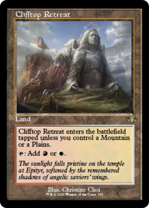 Clifftop Retreat (Retro Frame) [DMR - 393]