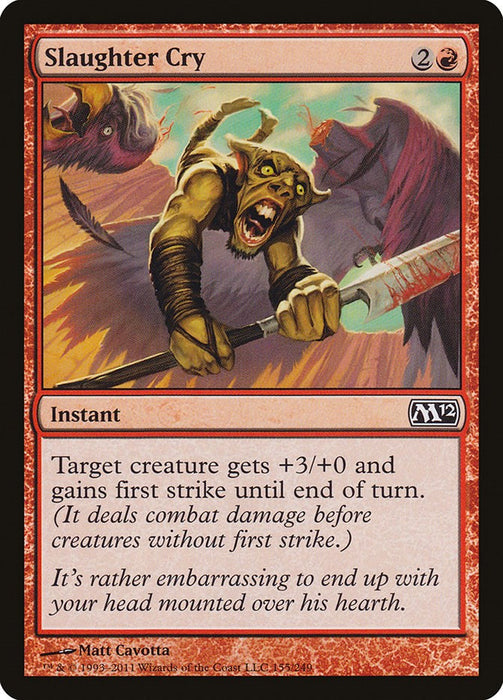 Slaughter Cry [M12 - 155]