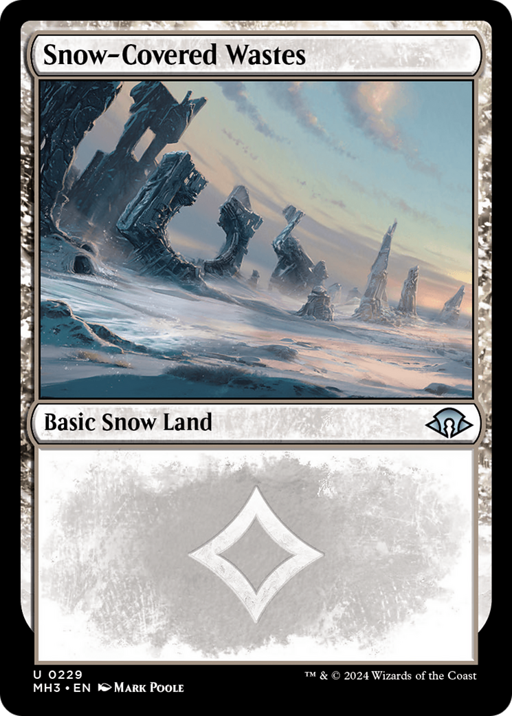 Snow-Covered Wastes (0229) [Modern Horizons 3] | Yard's Games Ltd