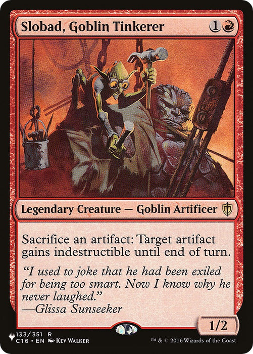 Slobad, Goblin Tinkerer [LIST - 133]