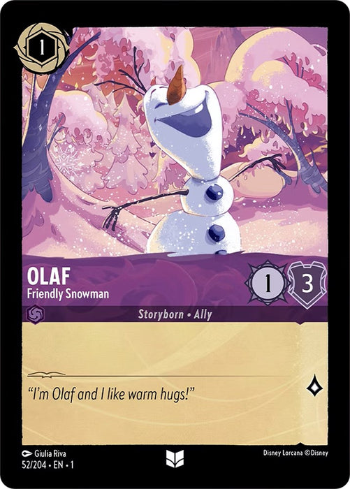 Olaf - Friendly Snowman [1 - 052]
