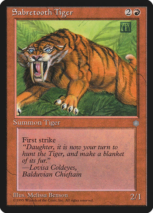 Sabretooth Tiger [ICE - N/A]